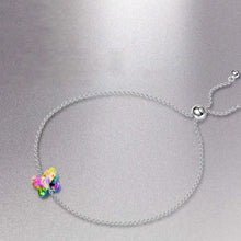 Load image into Gallery viewer, Rainbow Stone Butterfly Bracelet

