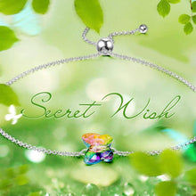 Load image into Gallery viewer, Rainbow Stone Butterfly Bracelet
