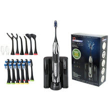 Load image into Gallery viewer, S520 Sonic Toothbrush - Accessories and Activated Coconut Charcoal Powder
