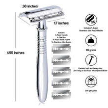 Load image into Gallery viewer, Safety Razor Double Edge Oyzmandias Razor Handle
