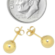Load image into Gallery viewer, Solid 14K Gold Ball Studs - Assorted Sizes
