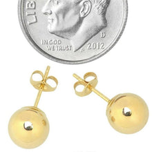 Load image into Gallery viewer, Solid 14K Gold Ball Studs - Assorted Sizes
