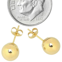 Load image into Gallery viewer, Solid 14K Gold Ball Studs - Assorted Sizes
