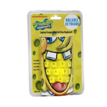 Load image into Gallery viewer, SpongeBob Yellow USB Wired Roll-up Keyboard
