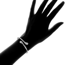 Load image into Gallery viewer, Teardrop Bangle in Sterling Silver
