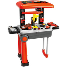 Load image into Gallery viewer, Toy Chef 2-in-1 Pretend Play Travel Set For Kids
