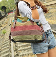 Load image into Gallery viewer, Valencia Canvas Shoulder Bag
