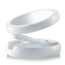 Load image into Gallery viewer, Vivitar Fold Away LED Double Sided Vanity Mirror

