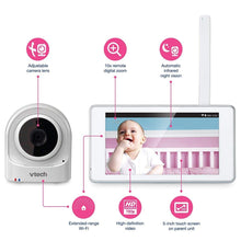 Load image into Gallery viewer, VTech Wi-Fi Enabled Expandable Digital Video Baby Monitor
